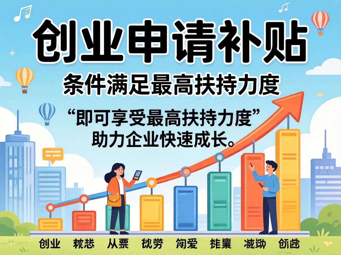 初创企业申请补贴要满足哪些条件能享受多少扶持力度