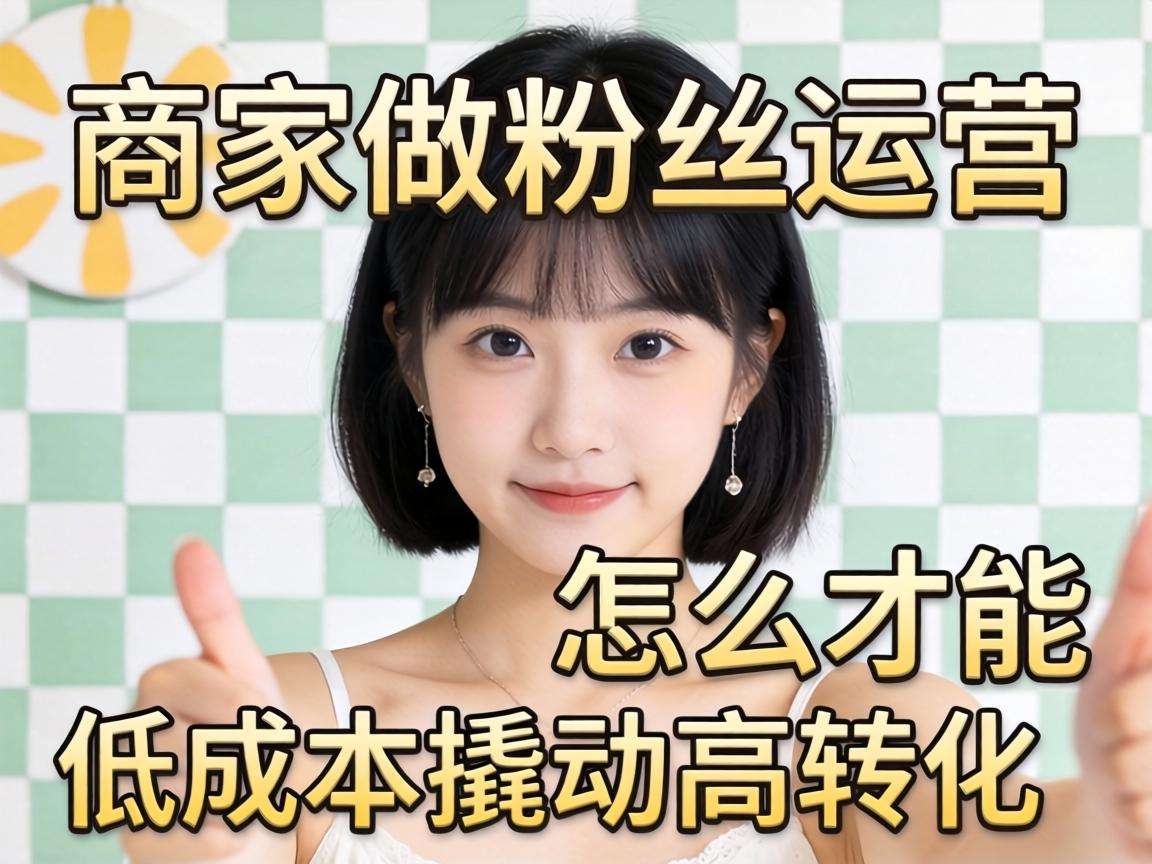 中小商家做粉丝运营怎么才能低成本撬动高转化