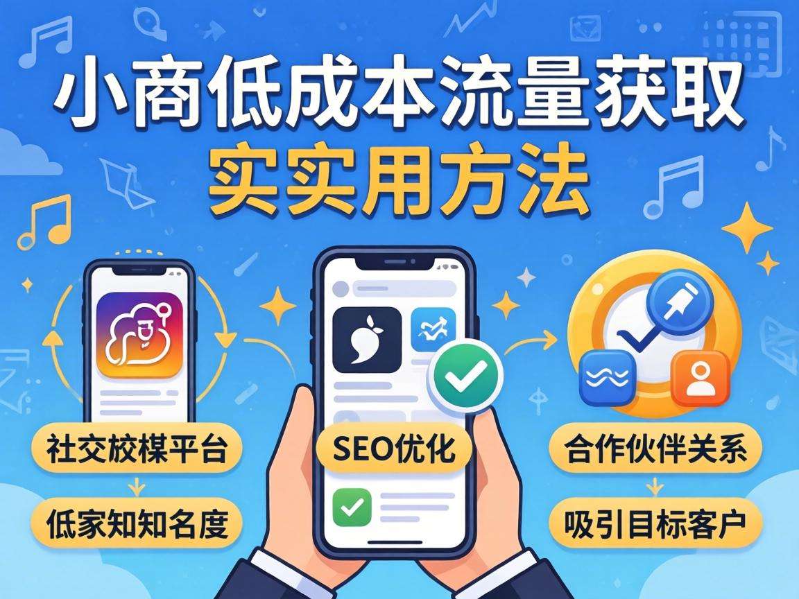 中小商家低成本流量获取的实用方法都有哪些