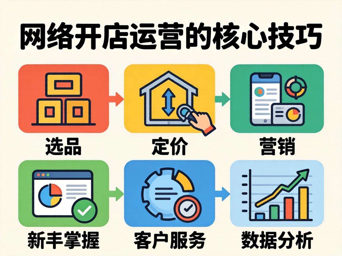 新手做网络开店运营有哪些实用可落地的核心技巧