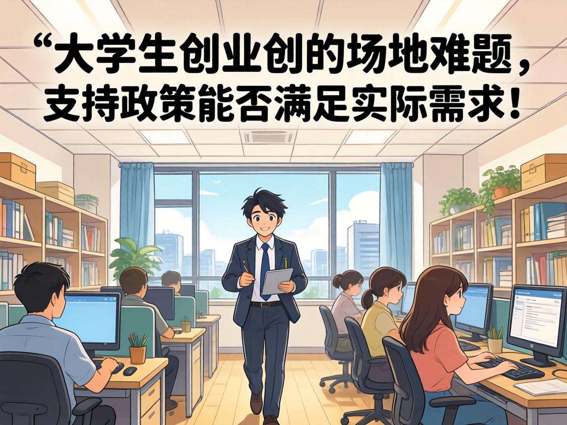 大学生创业遇场地难题，现有支持政策能解决多少实际需求
