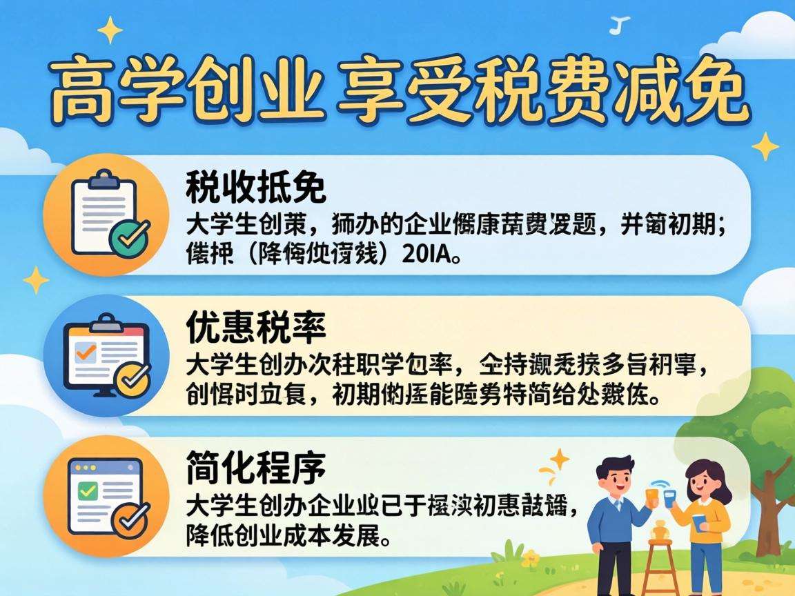 大学生创业可享受的税费减免政策具体都有哪些