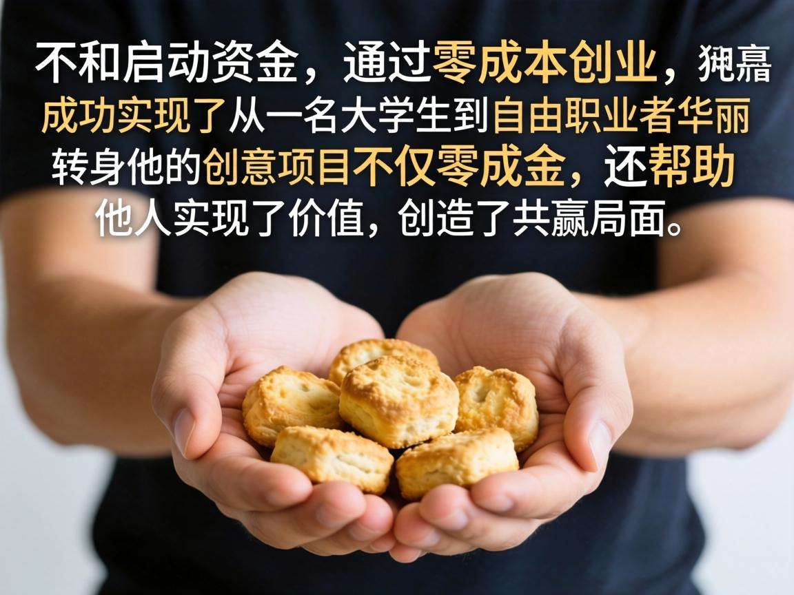 普通人手里没启动资金真的能做好零成本创业吗