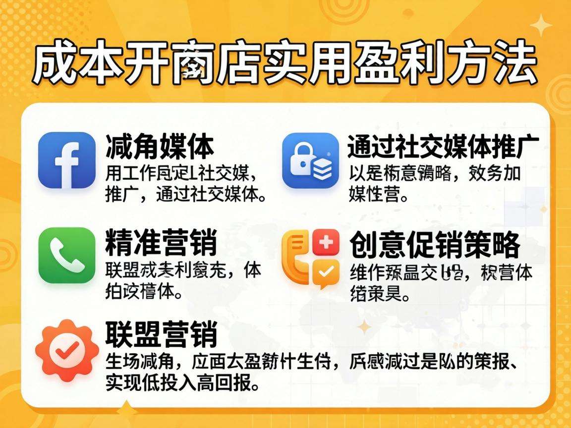 小成本开网店有哪些实用可落地的盈利方法