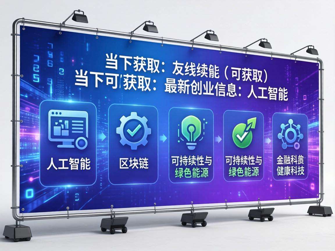 当下可获取的最新创业信息都有哪些值得重点关注的方向