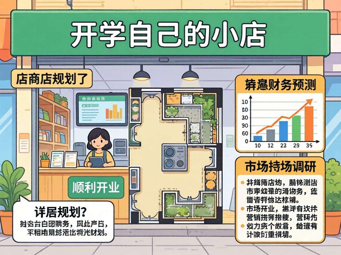 想开一家属于自己的小店具体开店流程是怎样的