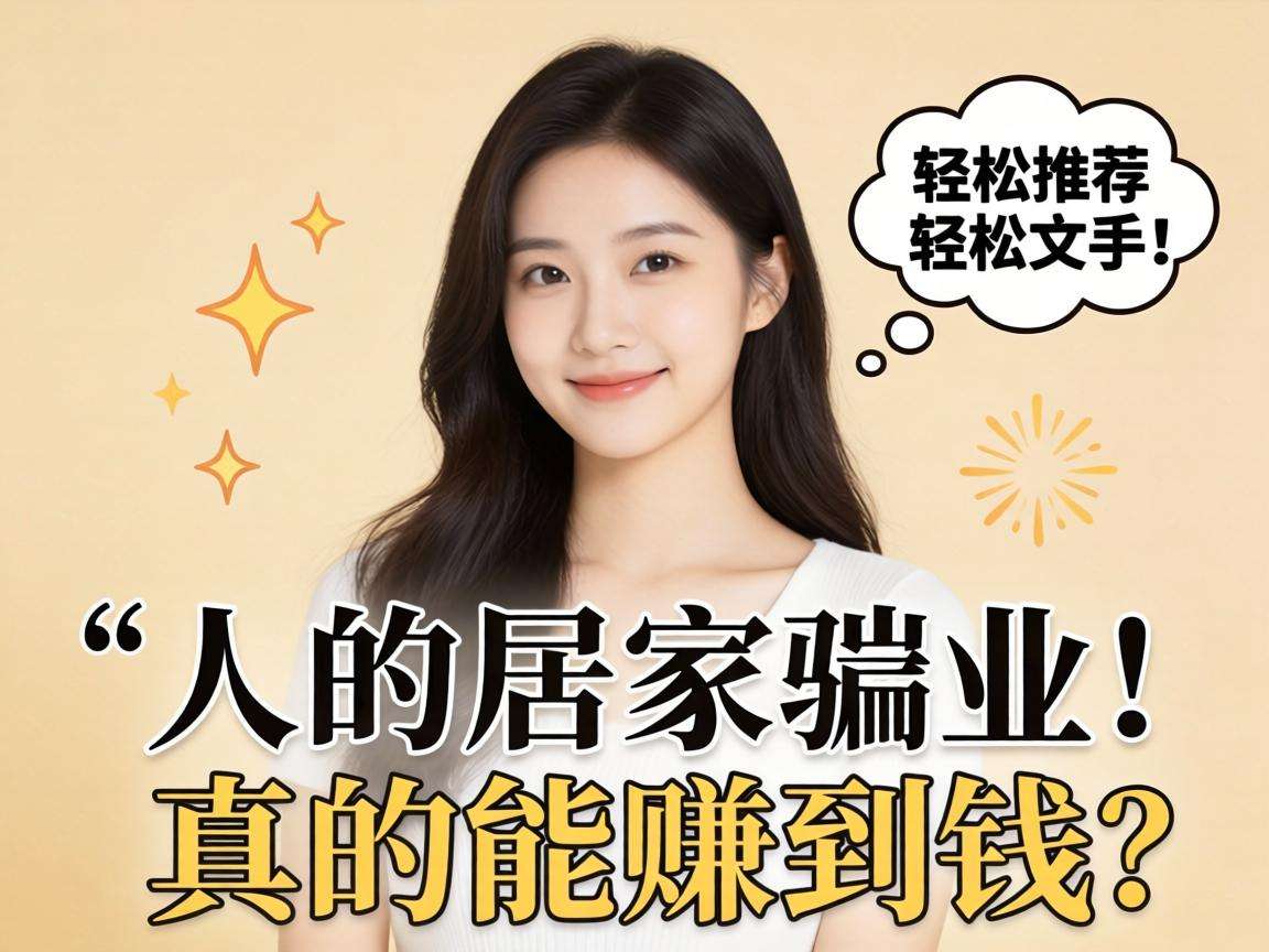 适合普通人的居家副业推荐有哪些是真的能赚到钱的