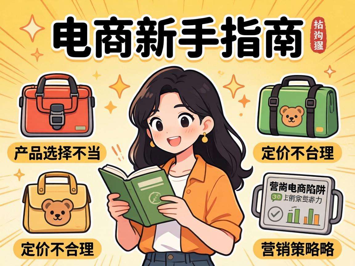 电商创业入门没基础新手从零开始要避开哪些常见踩坑点