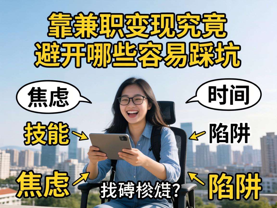 普通人想靠兼职变现究竟要避开哪些容易踩的坑