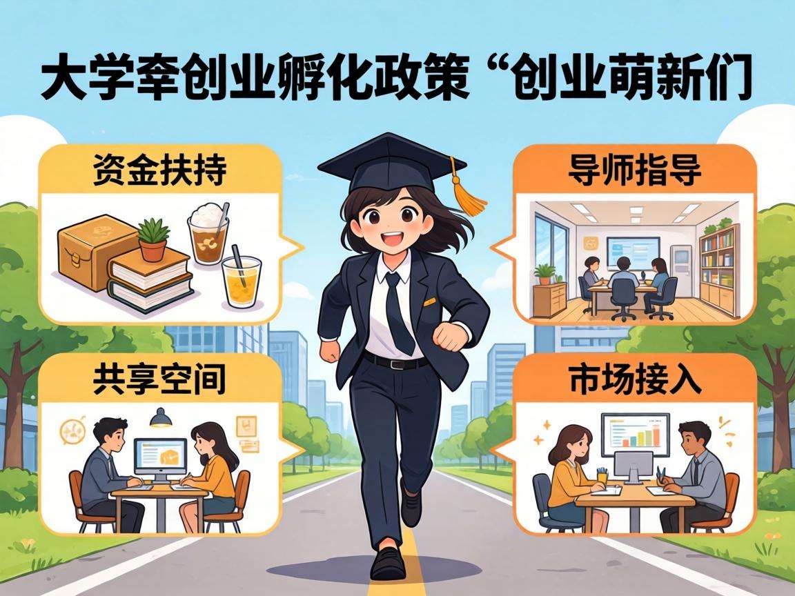 大学生创业孵化政策能为创业萌新们提供哪些实际帮扶