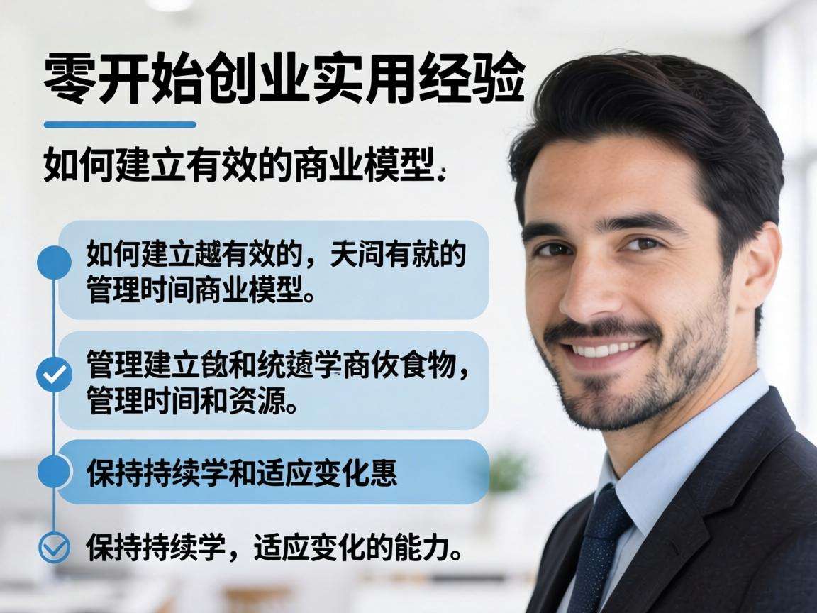 普通人从零开始创业有哪些可复用的实用经验