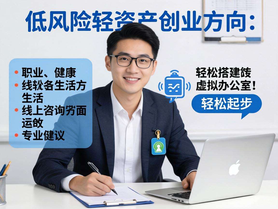 普通人可快速上手的低风险轻资产创业方向有哪些