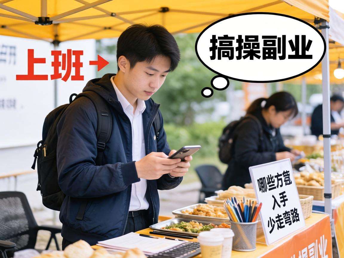 下班想搞副业摆摊创业该从哪些方向入手少走弯路