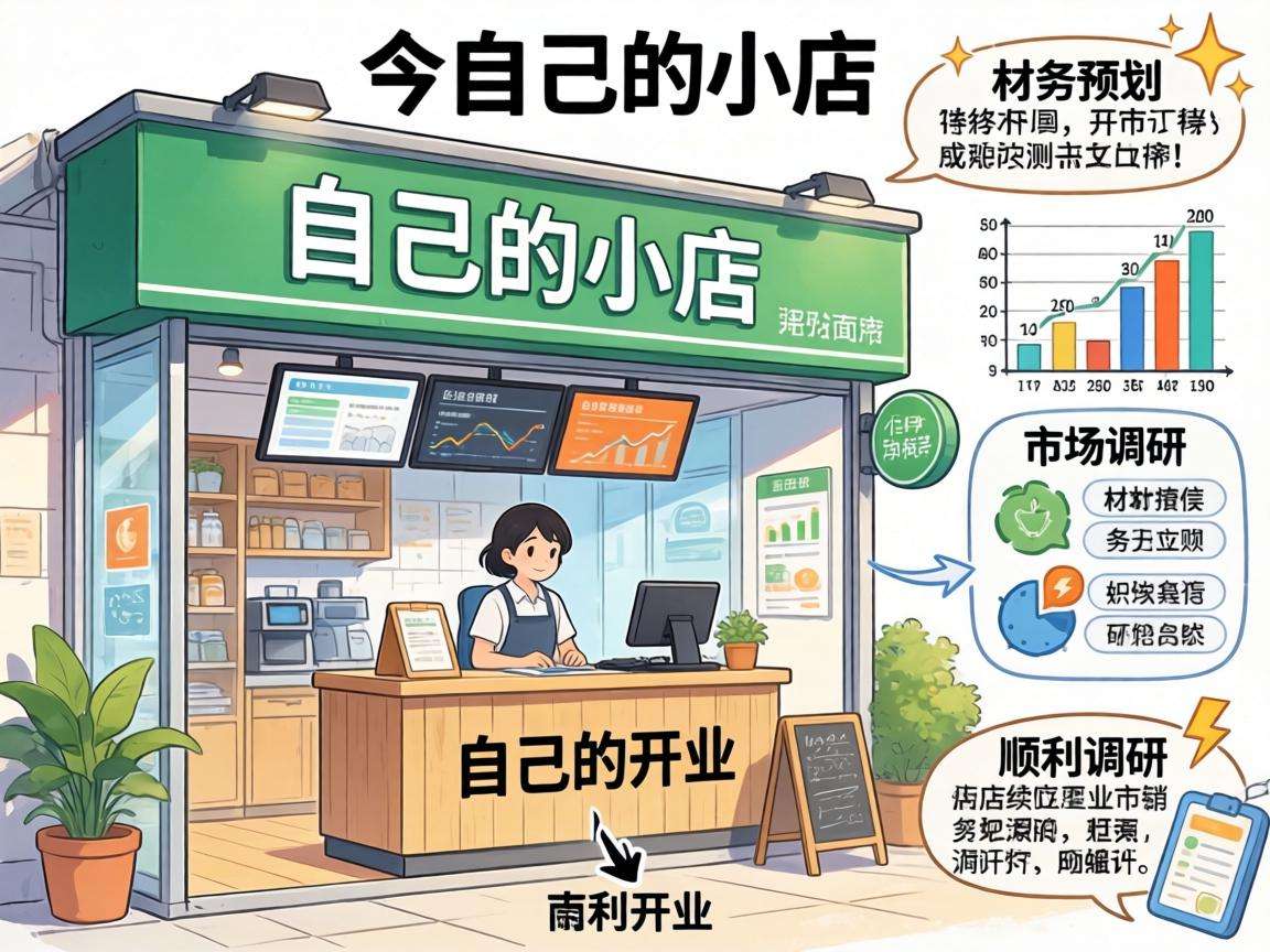 想开一家属于自己的小店具体开店流程是怎样的
