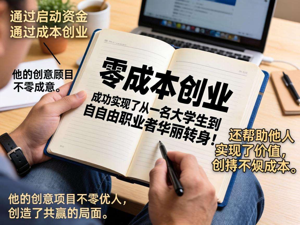 普通人手里没启动资金真的能做好零成本创业吗