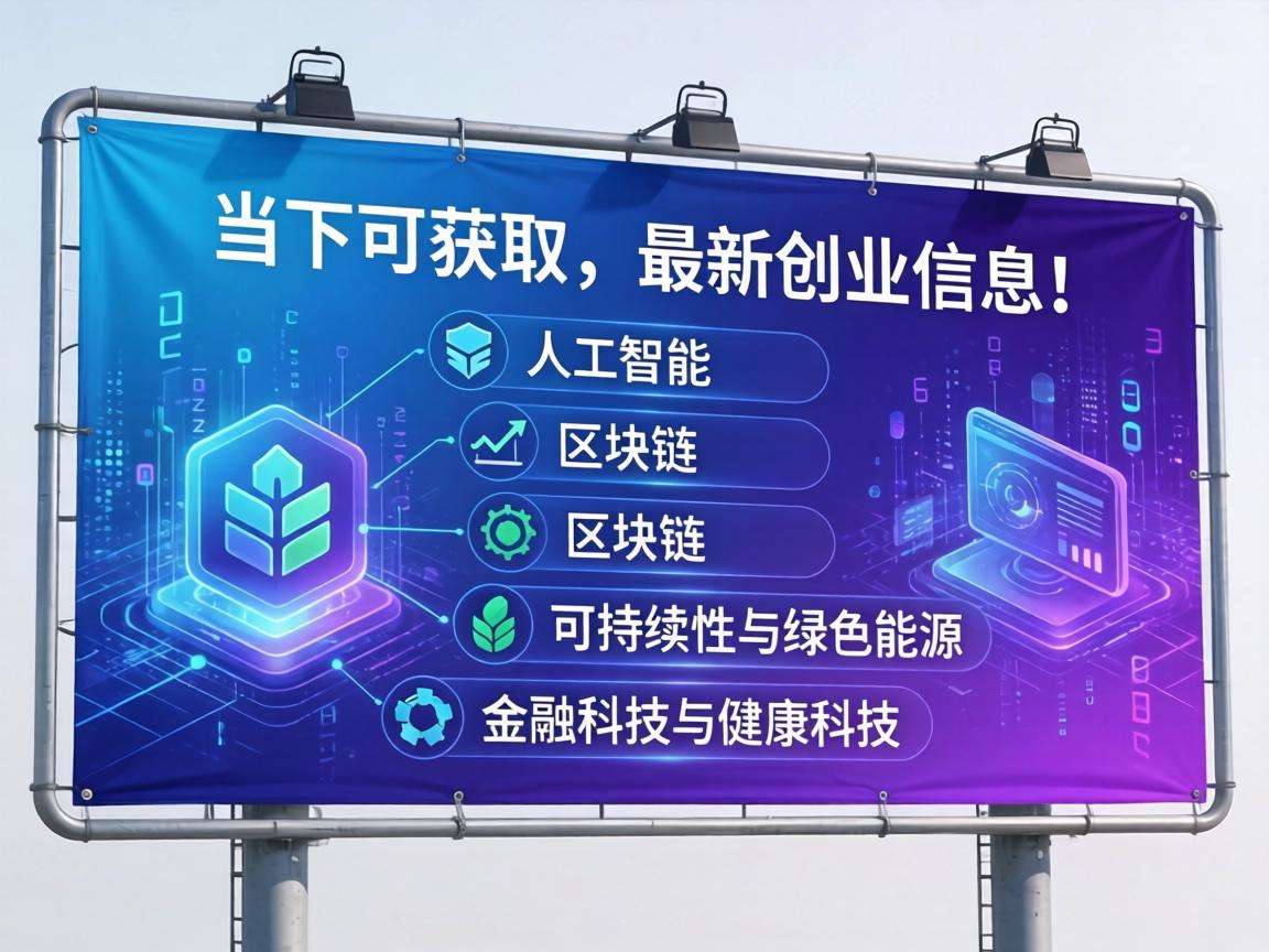 当下可获取的最新创业信息都有哪些值得重点关注的方向