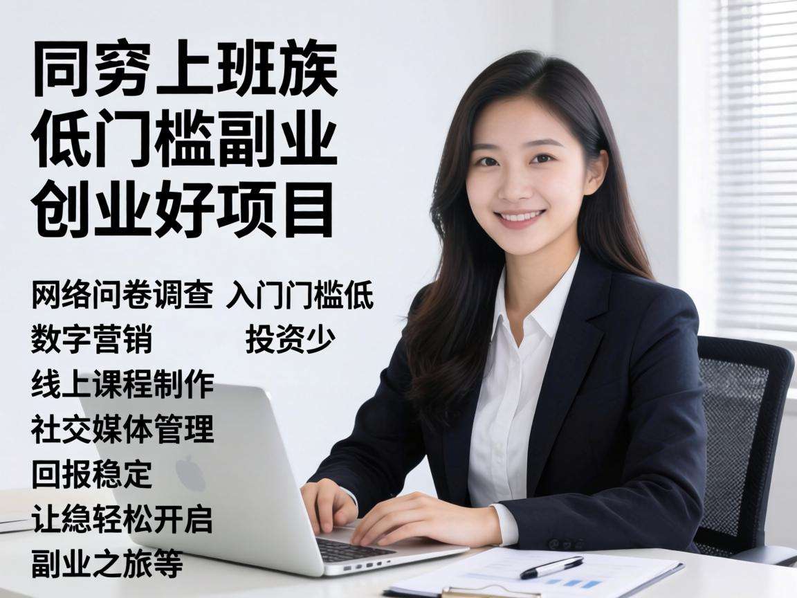 普通上班族适合入手的低门槛副业创业好项目有哪些？