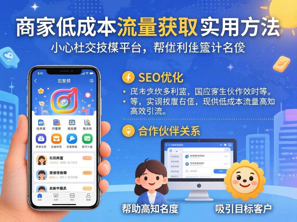 中小商家低成本流量获取的实用方法都有哪些