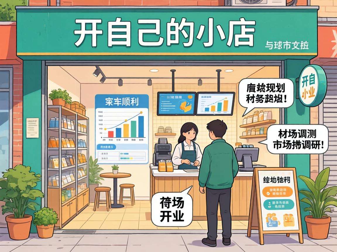 想开一家属于自己的小店具体开店流程是怎样的