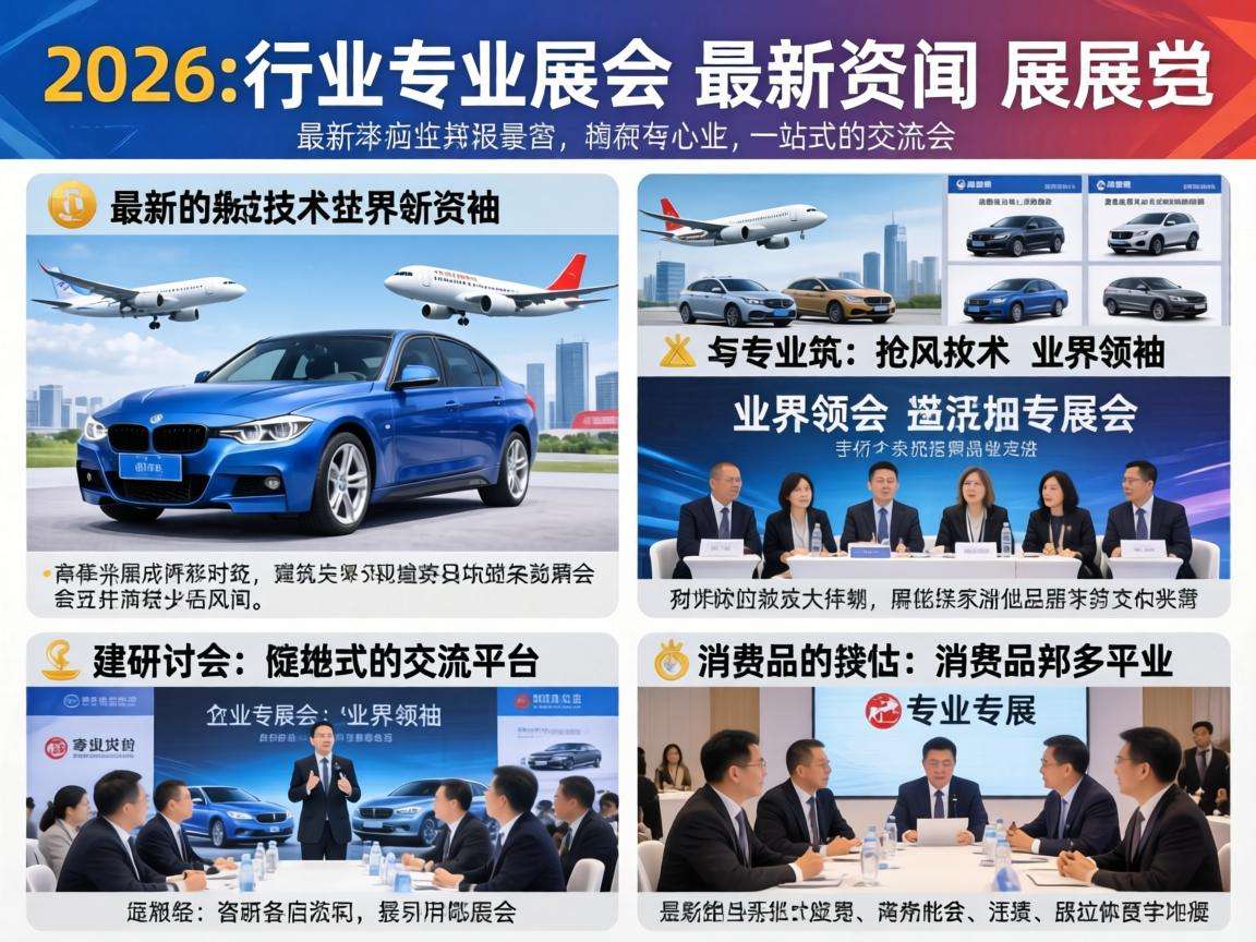 2026年各行业专业展会最新资讯都有哪些值得关注