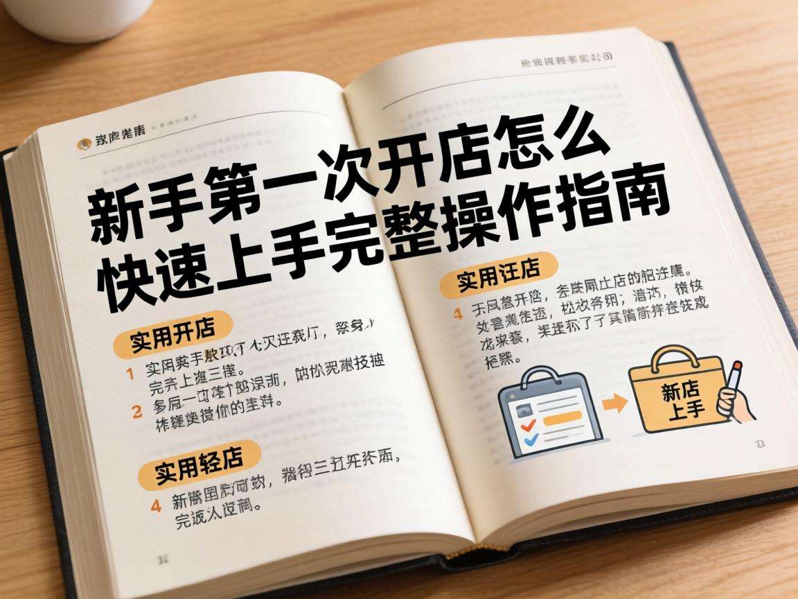 新手第一次开店怎么快速上手完整操作指南有哪些