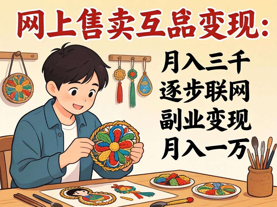 普通人怎么靠互联网副业变现实现月入三千到一万的跨越