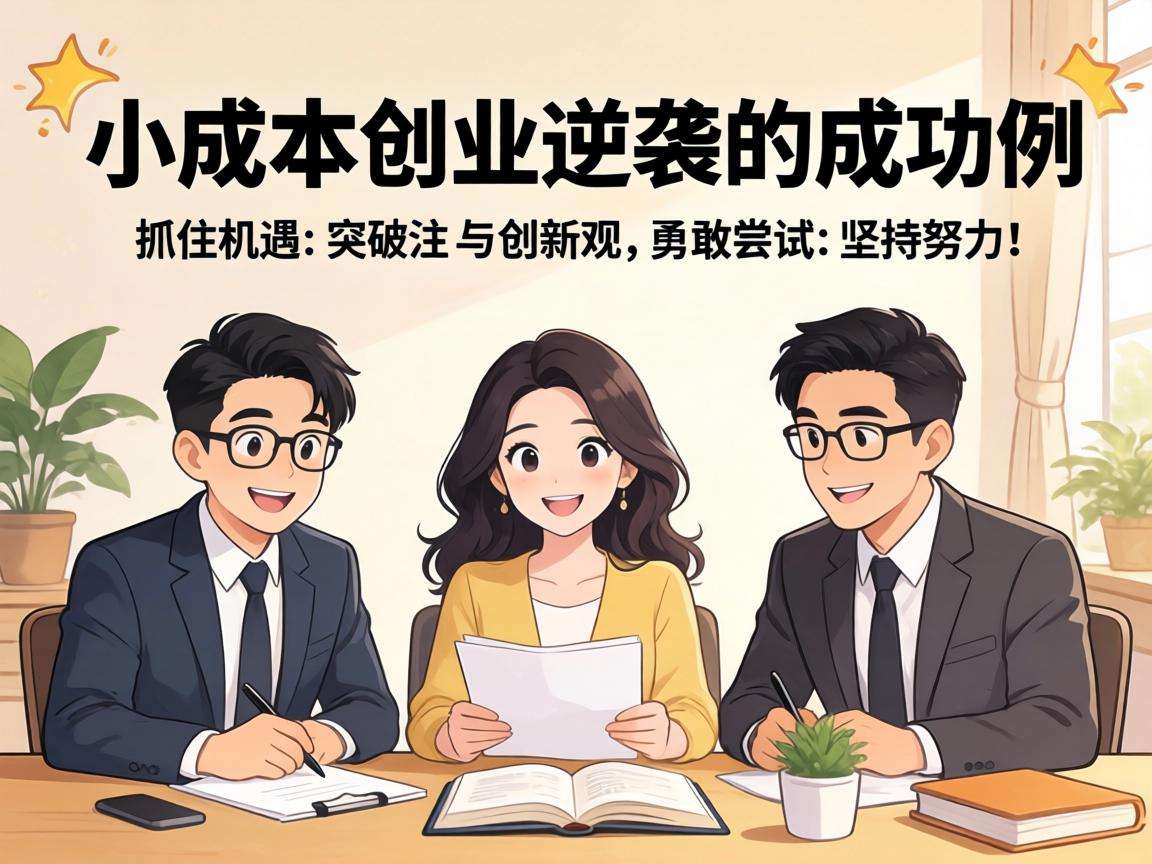 普通人靠小成本创业逆袭的成功案例能给我们哪些实用启发