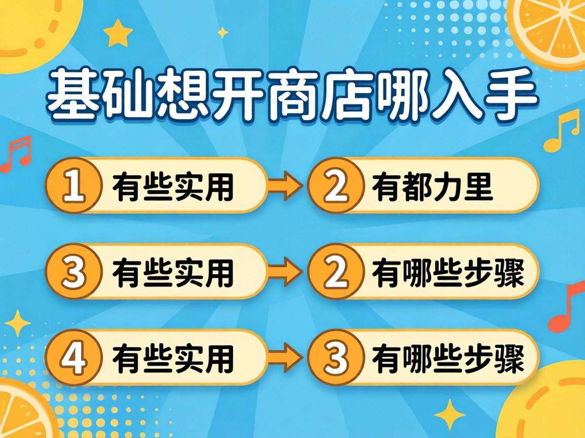 零基础想开网店从哪入手?有哪些实用的步骤
