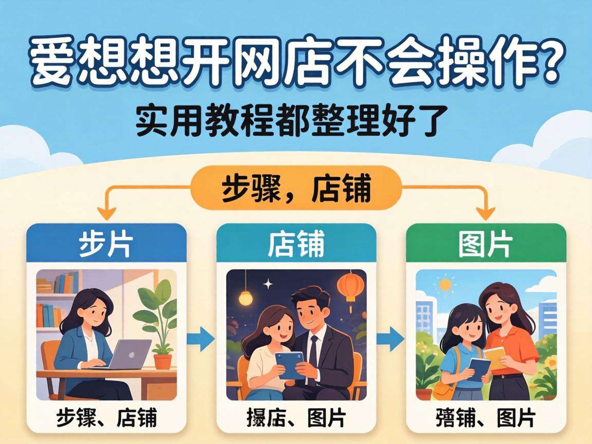 零基础想开网店不会操作？实用教程都整理好了