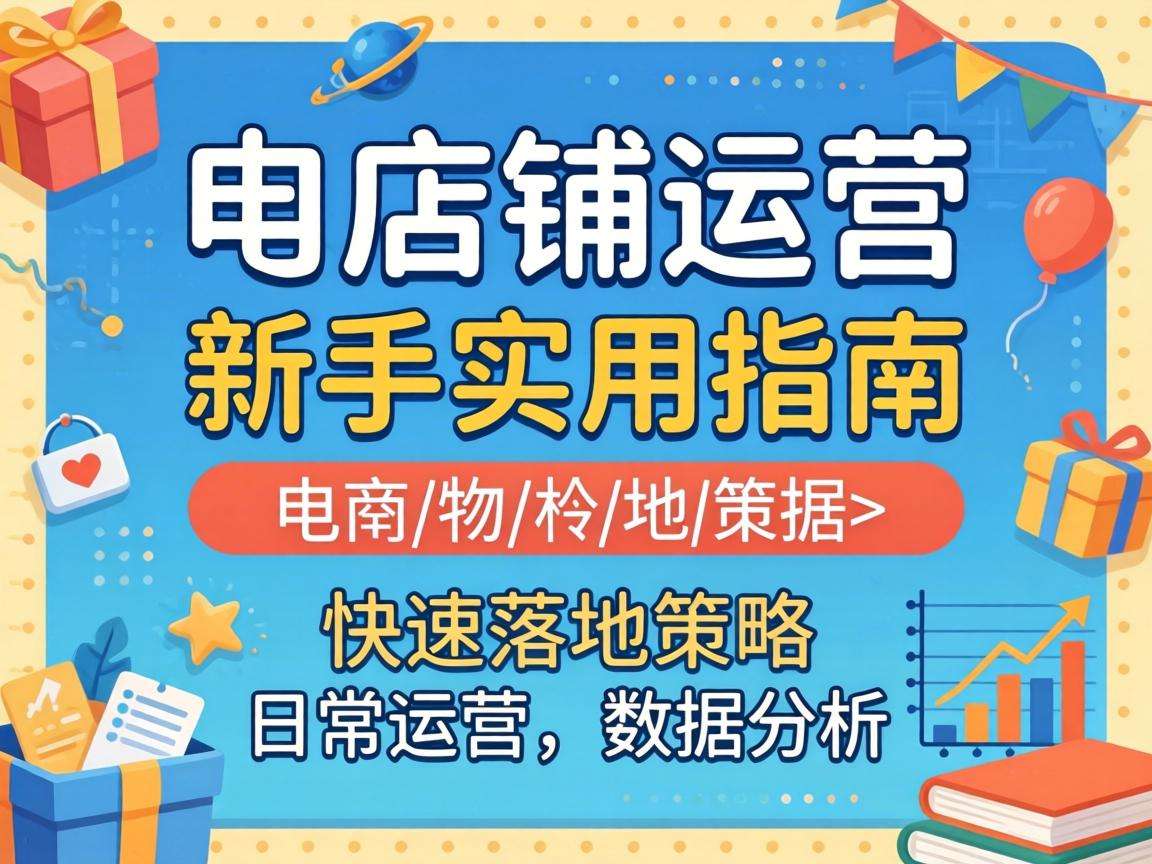 新手做电商店铺运营有哪些实用且可快速落地的方法