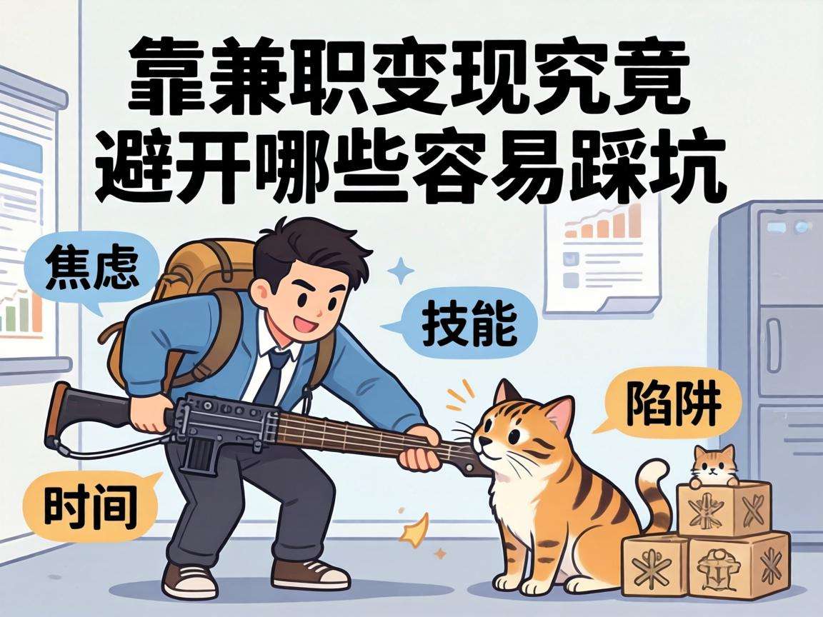 普通人想靠兼职变现究竟要避开哪些容易踩的坑