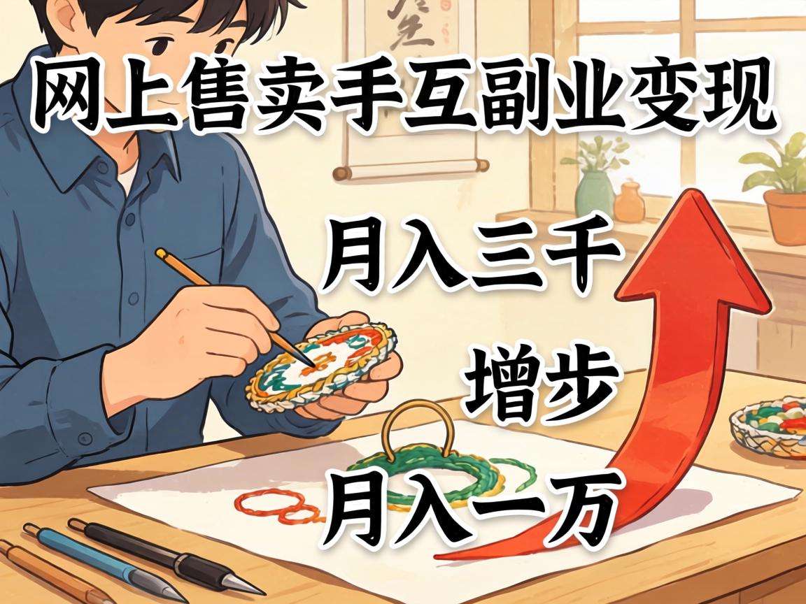 普通人怎么靠互联网副业变现实现月入三千到一万的跨越