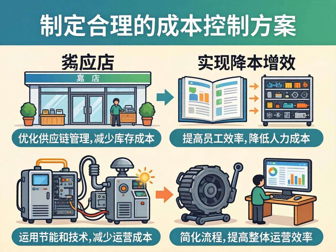 实体店如何制定合理的成本控制方案实现降本增效