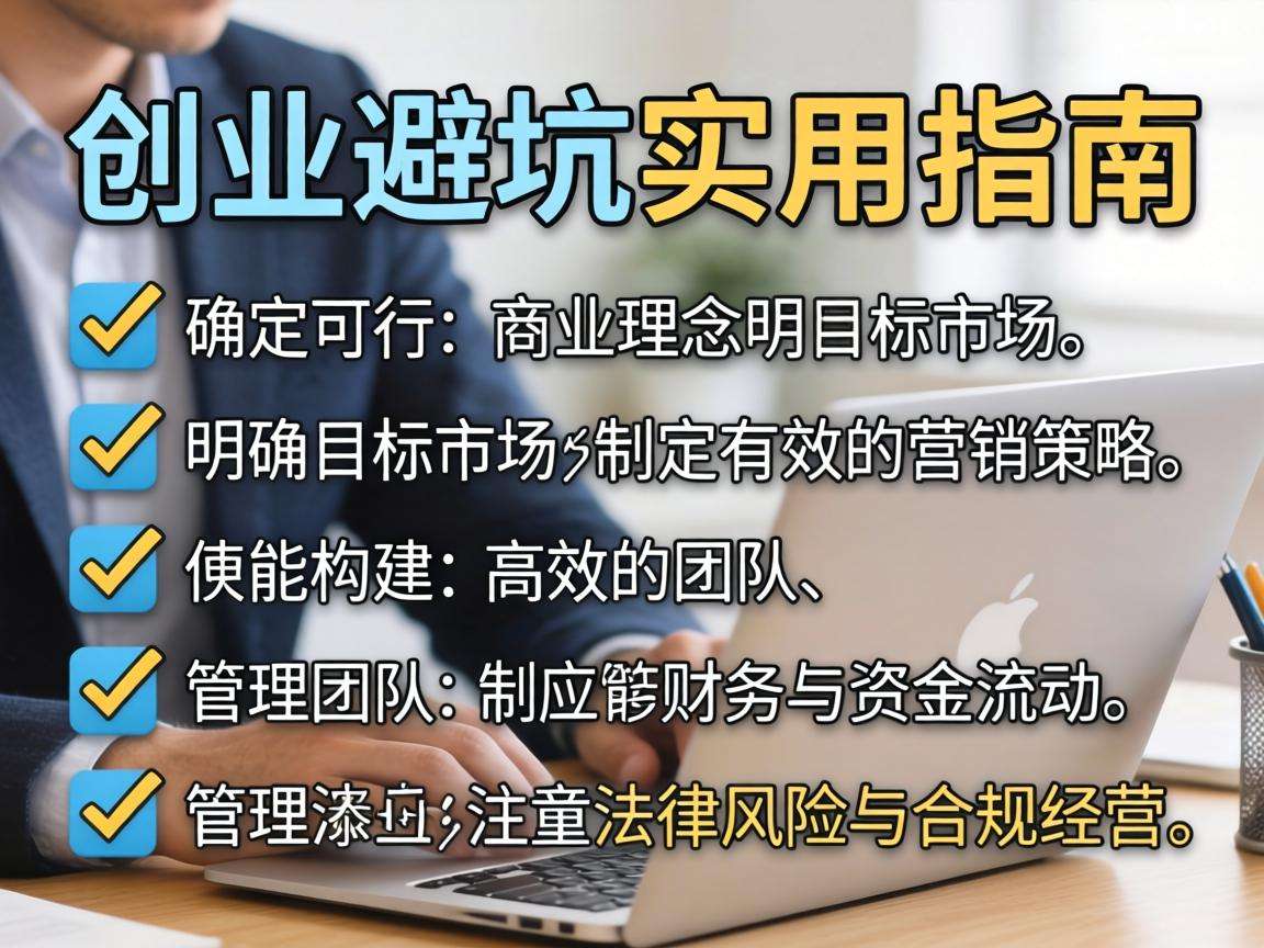 普通人首次创业避坑实用指南都有哪些核心要点