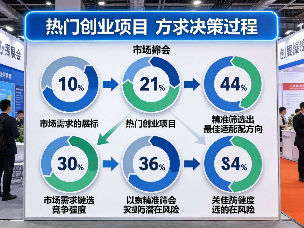 展会热门创业项目怎么筛选才能避开风险找到适配的好方向