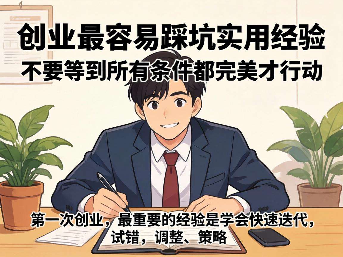 普通人首次创业最容易踩坑的实用经验有哪些