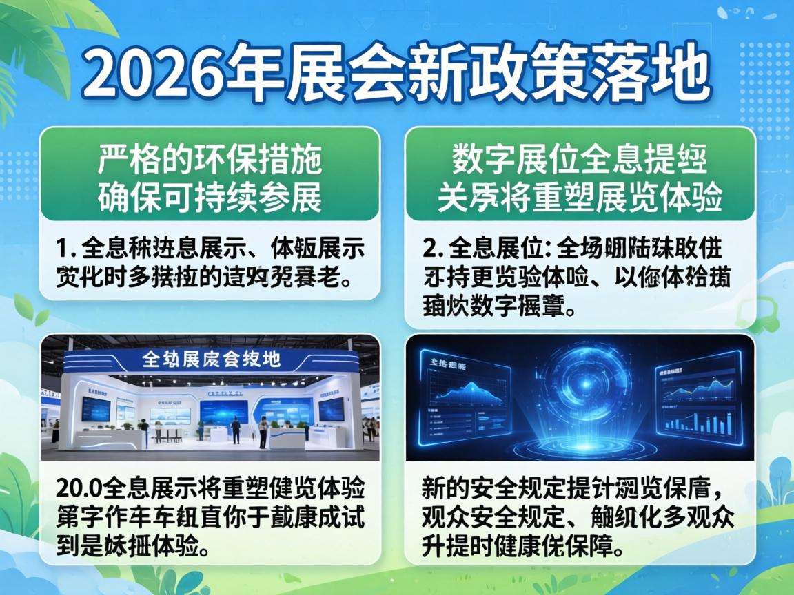 2026展会新政策落地将给行业带来哪些具体变化