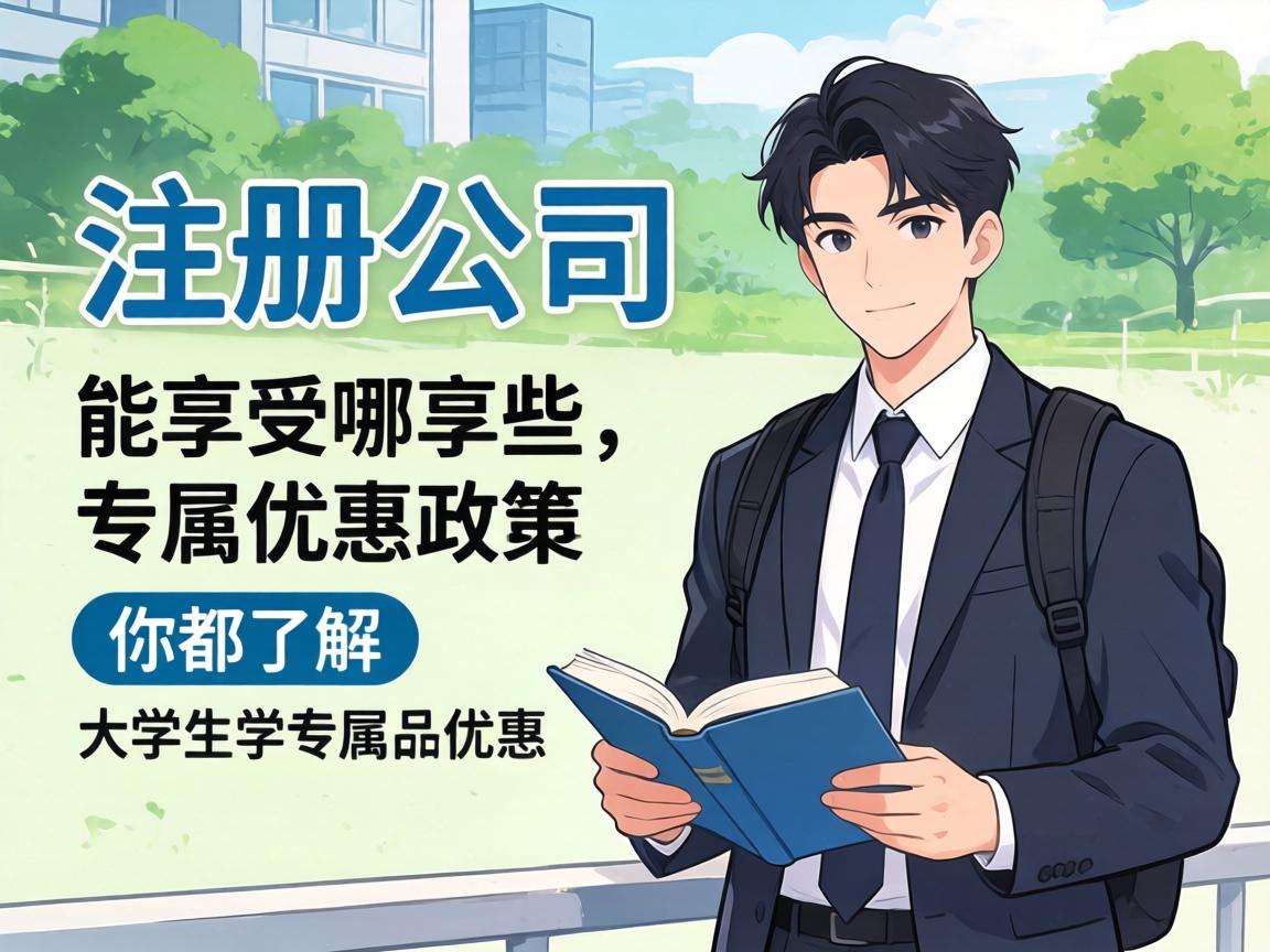 大学生注册公司能享受哪些专属优惠政策你都了解吗