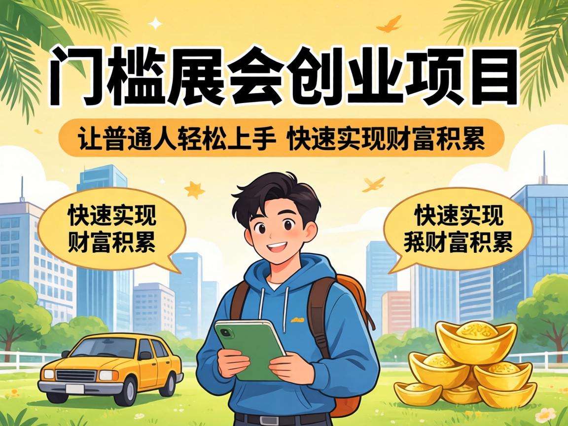 普通人想做低门槛展会创业项目真的能快速上手赚钱吗