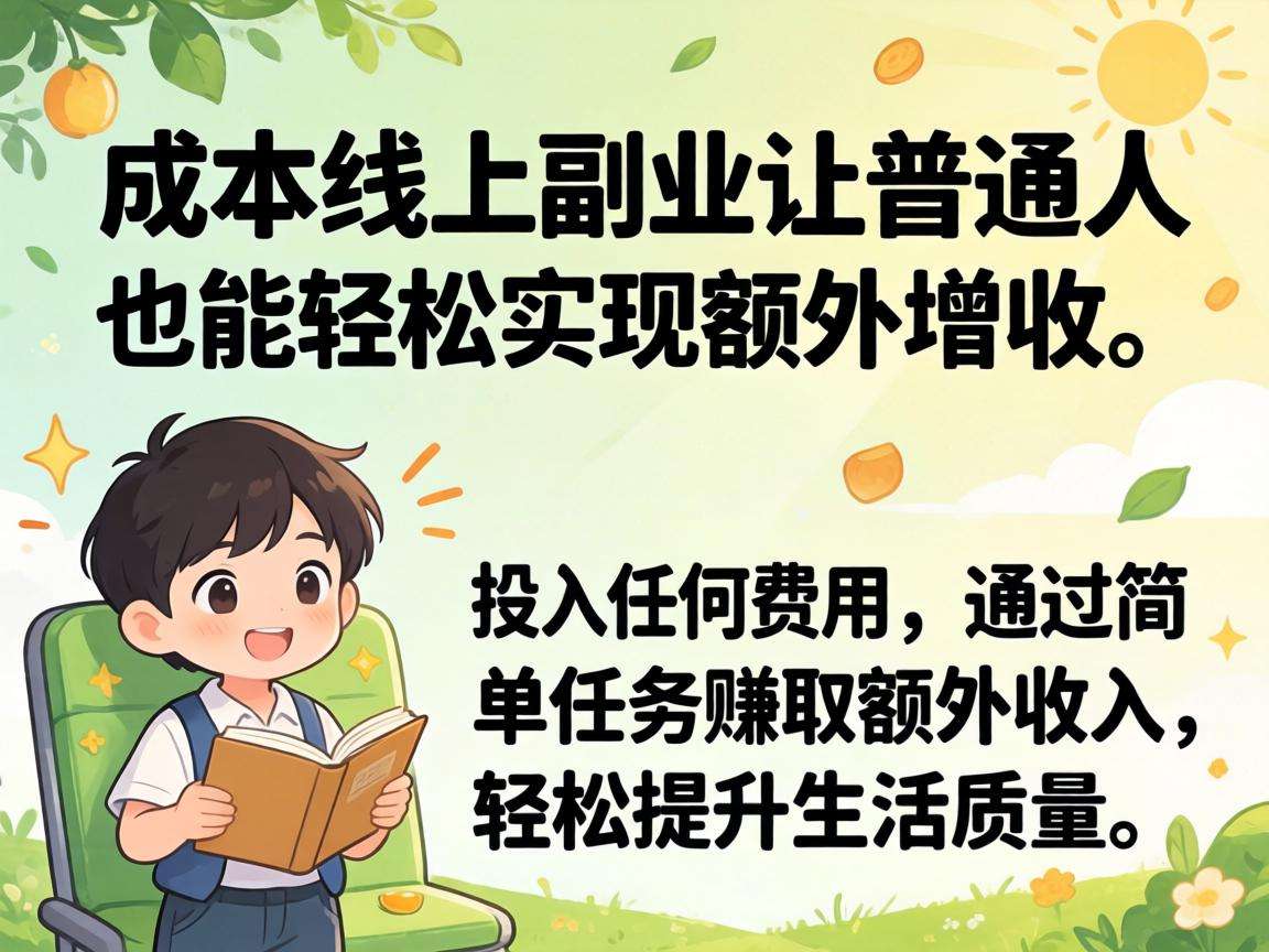 零成本线上副业真的能让普通人实现额外增收吗