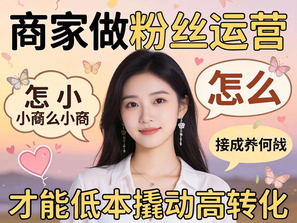 中小商家做粉丝运营怎么才能低成本撬动高转化
