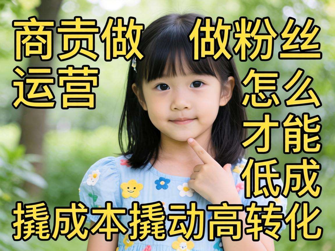 中小商家做粉丝运营怎么才能低成本撬动高转化