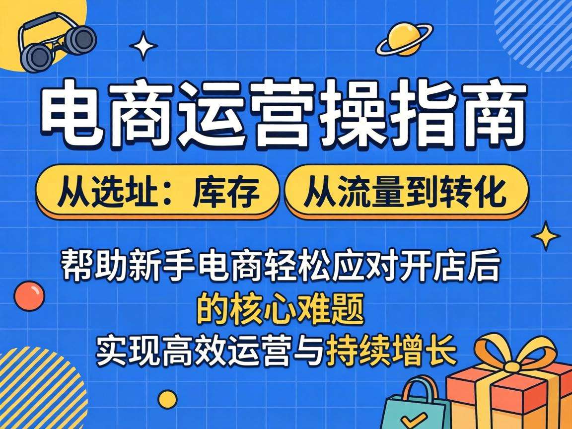 电商运营实操指南能帮新手解决开店后的哪些核心难题