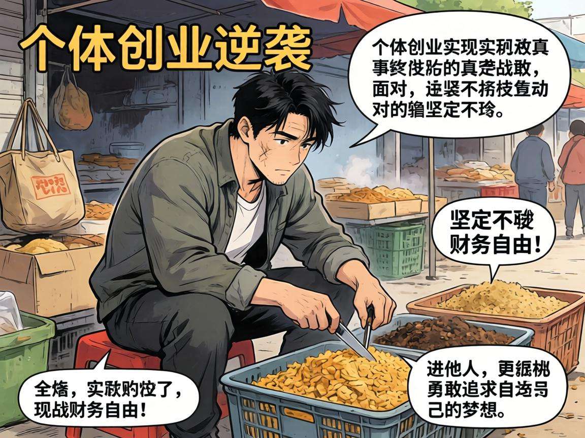摆过地摊欠过债的普通人真能靠个体创业实现逆袭吗
