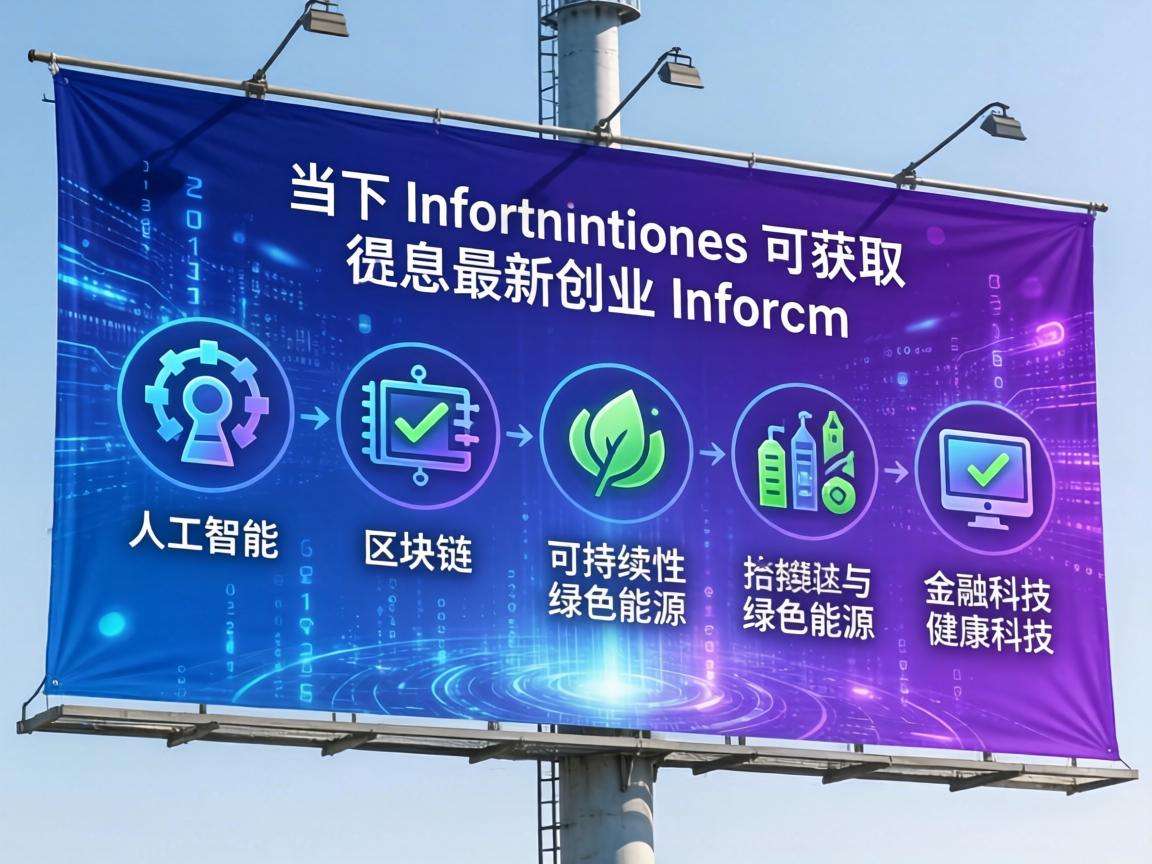 当下可获取的最新创业信息都有哪些值得重点关注的方向