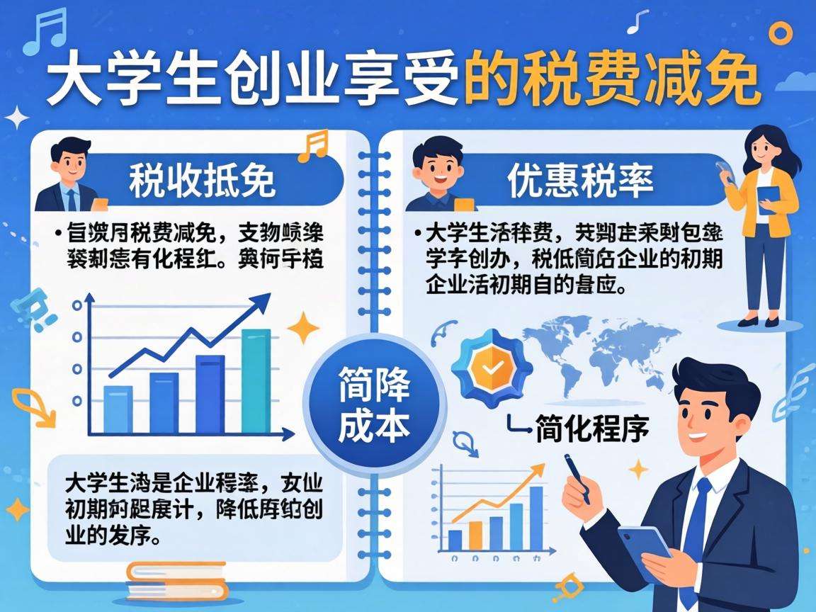 大学生创业可享受的税费减免政策具体都有哪些