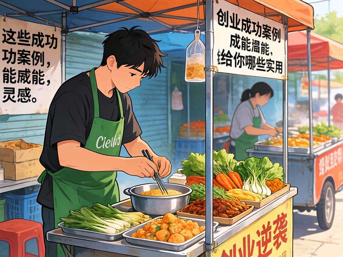 普通人靠摆摊创业逆袭？这些成功案例能给你哪些实用启发