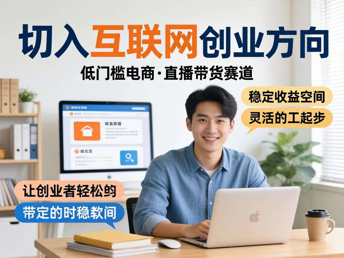 普通人切入互联网创业方向哪些赛道门槛低且收益空间稳定