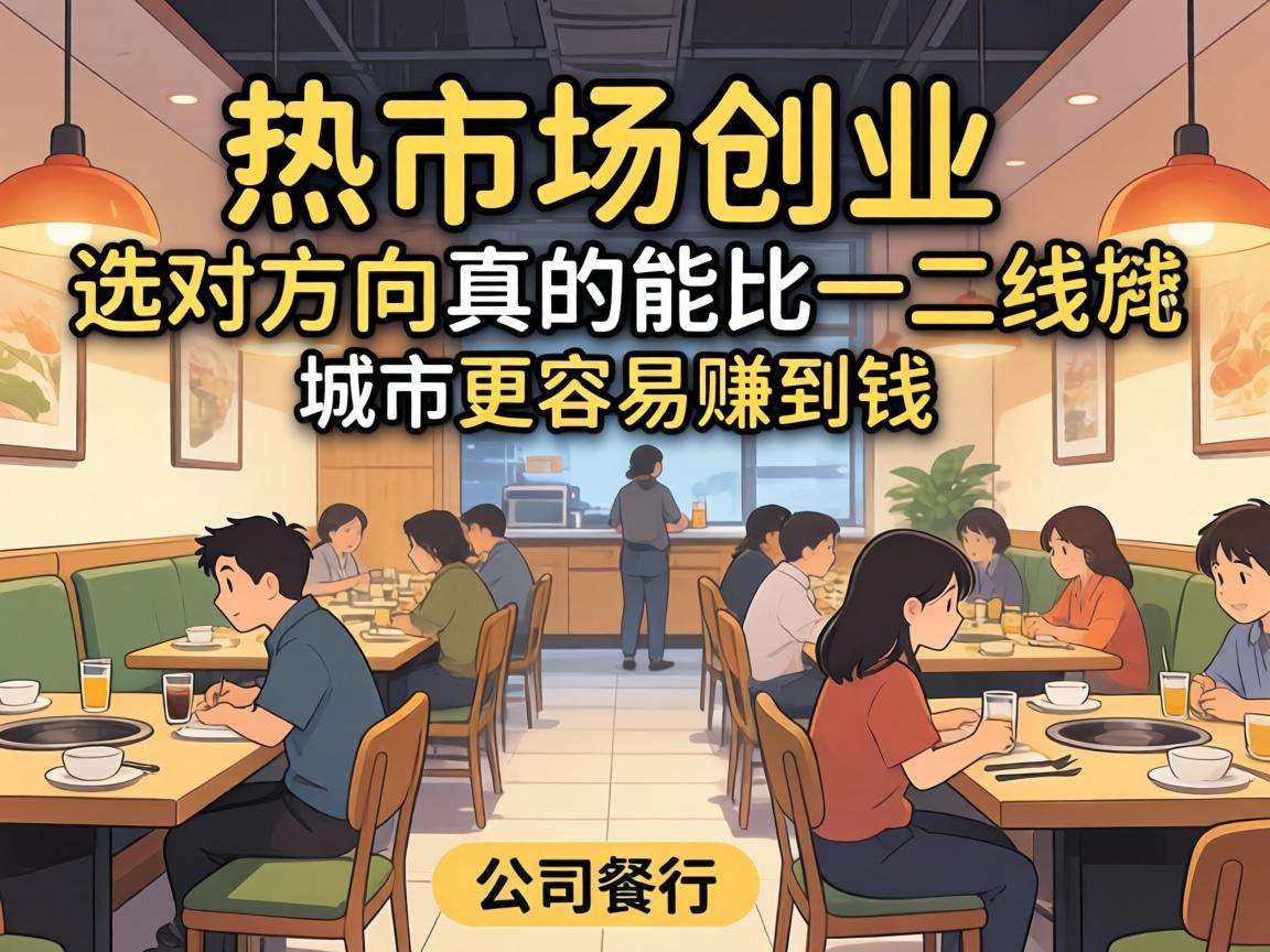 下沉市场创业选对方向真的能比一二线城市更容易赚到钱吗