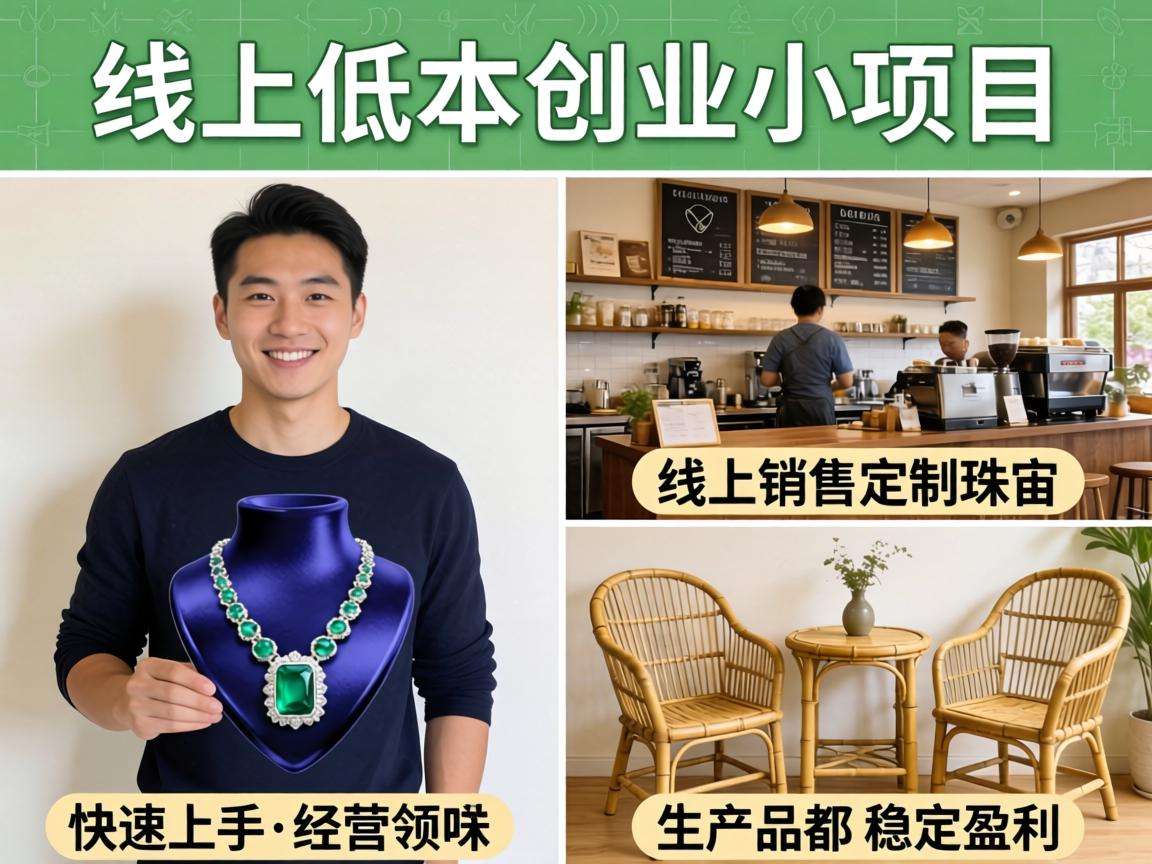 普通人低成本创业小项目有哪些能快速上手还稳定盈利